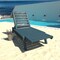 Highwood Usa Crestone Chaise Lounge Outdoor Furniture for Pool, Patio CM-LNGSQ62-NBE - alternate 3